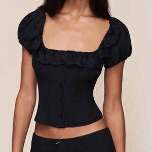 Guizio Paloma Short Sleeve Top XS  NWT